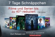 Amazon.de: 7 Tage Schnäppchen – Filme & Serien bis zu 40% reduziert (bis 14.08.16)