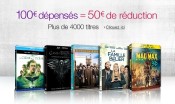 Amazon.fr: Diverse Aktionen neu aufgelegt u.a. für 100€ Blu-rays kaufen = 50€ Rabatt (bis 17.10.16)