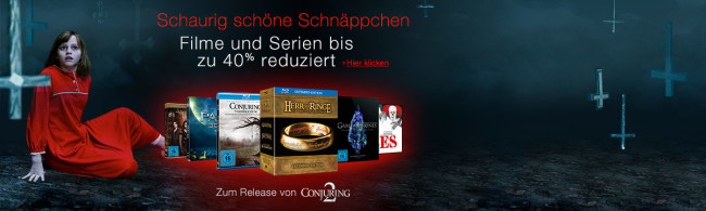 Amazon.de: Neue Aktionen (24.10.16) u.a. 10 Blu-rays für 50 EUR & Schaurig schöne Schnäppchen