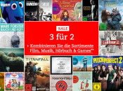 Thalia.de: 3 für 2 Aktion auf ausgewählte Artikel im Bereich Musik, Hörbücher, Games und Filme (gültig bis 23.10.2016)
