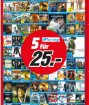 [Lokal] Media Markt Hamburg: 5 Blu-rays für 25€