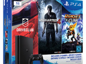 Real.de Black Friday: Sony, PS4 1TB Slim inkusive Uncharted 4, Driveclub und Ratchet & Clank für 299€