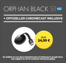 Wuaki.tv: Google Chromecast + Orphan Black Staffel 1 [HD] (Stream) für 24,99€ inkl. VSK