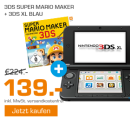 Saturn.de: Entertainment Weekend Deals z.B. 3DS XL Blau & Super Mario Maker 3DS für 139€ inkl. VSK
