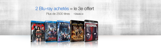 Amazon.fr: Neue 3 für 2-Aktion mit u.a. deutschsprachigen 4k Ultra-HD-Titeln: Creed, Pan, The Amazing Spider-Man 2, Erschütternde Wahrheit