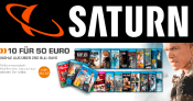 Saturn.de: 10 Blu-rays für 50€ inklusive Versand (neue Aktion)