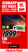 MediaMarkt.de: Schnapp des Tages – LG OLED55B6D OLED TV (Flat, 55 Zoll, UHD 4K, SMART TV, web OS) für 1.999€ inkl. VSK (+ 500€ Energiesparbonus Geschenkcoupon)