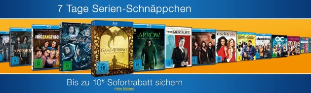 Amazon.de: Neue Aktionen (27.03.17) mit 7 Tage Serien-Schnäppchen bis 02.04.17
