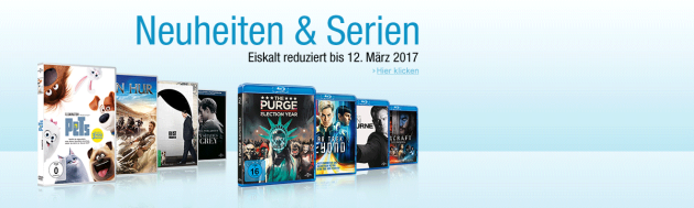 Amazon.de: Neue Aktionen (06.03.17) und Filme Eiskalt reduziert bis 12.03.17