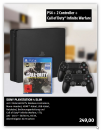 [Lokal] Black.de: Sony PS4 Slim 1 TB + 2. Controller +  Call of Duty: Infinite Warfare für 249€