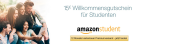 Amazon.de: 15€ Willkommensgutschein für Studenten