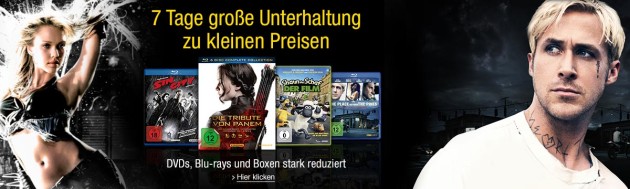 Amazon.de: Deals der Woche Extended & Studiocanal 7 Tage Aktion (bis 30.04.17)