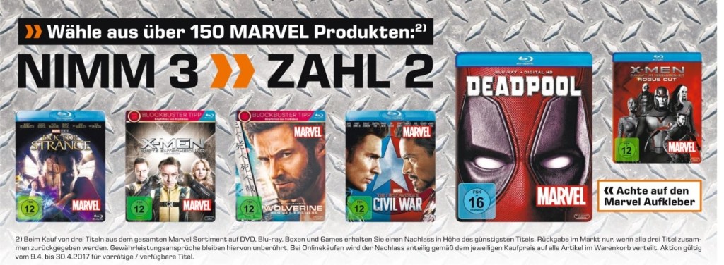 Saturn 3für2 Marvel