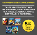 Wuaki: Ghostbusters, Angry Birds – Der Film, Pixels, Gänsehaut und Könige der Wellen 2: Wave Mania für 10€ in HD