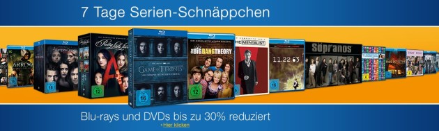 Amazon.de: Neue Aktionen – 7 Tage Serien-Schnäppchen (bis 21.05.17)