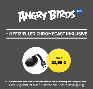 Chromecast+AngryBirds