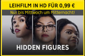 Rakuten.tv: Hidden Figures als Leihfilm in HD für 0,99€ (bis Mittwoch Mitternacht)