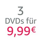 Amazon.de: 3 DVDs für 9,99 Euro + VSK
