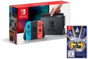 Lidl.de: Nintendo Switch Neon-Rot/Neon-Blau mit Schlag den Star für 301,05€ inkl. VSK