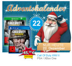 Müller Adventskalender: Call of Duty WW II für 45€