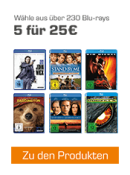 Saturn.de: 5 für 25€ Aktion bis 31.12.2017 [ca.240 BD]