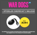 Rakuten.tv: Chromecast 2 + War Dogs in HD als LEIHFILM für 28,99€