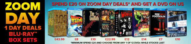 Zoom.co.uk: Zoom-Day mit etlichen Angeboten z.B. Mummy/Wolfman/Dracula Complete Legacy Collection für jeweils 15 Pfund