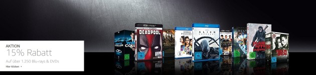 Amazon.de: Neue Aktionen u.a. 7 Tage Oster-Angebote und 10 Blu-rays für 50 EUR (bis 25.03.18)