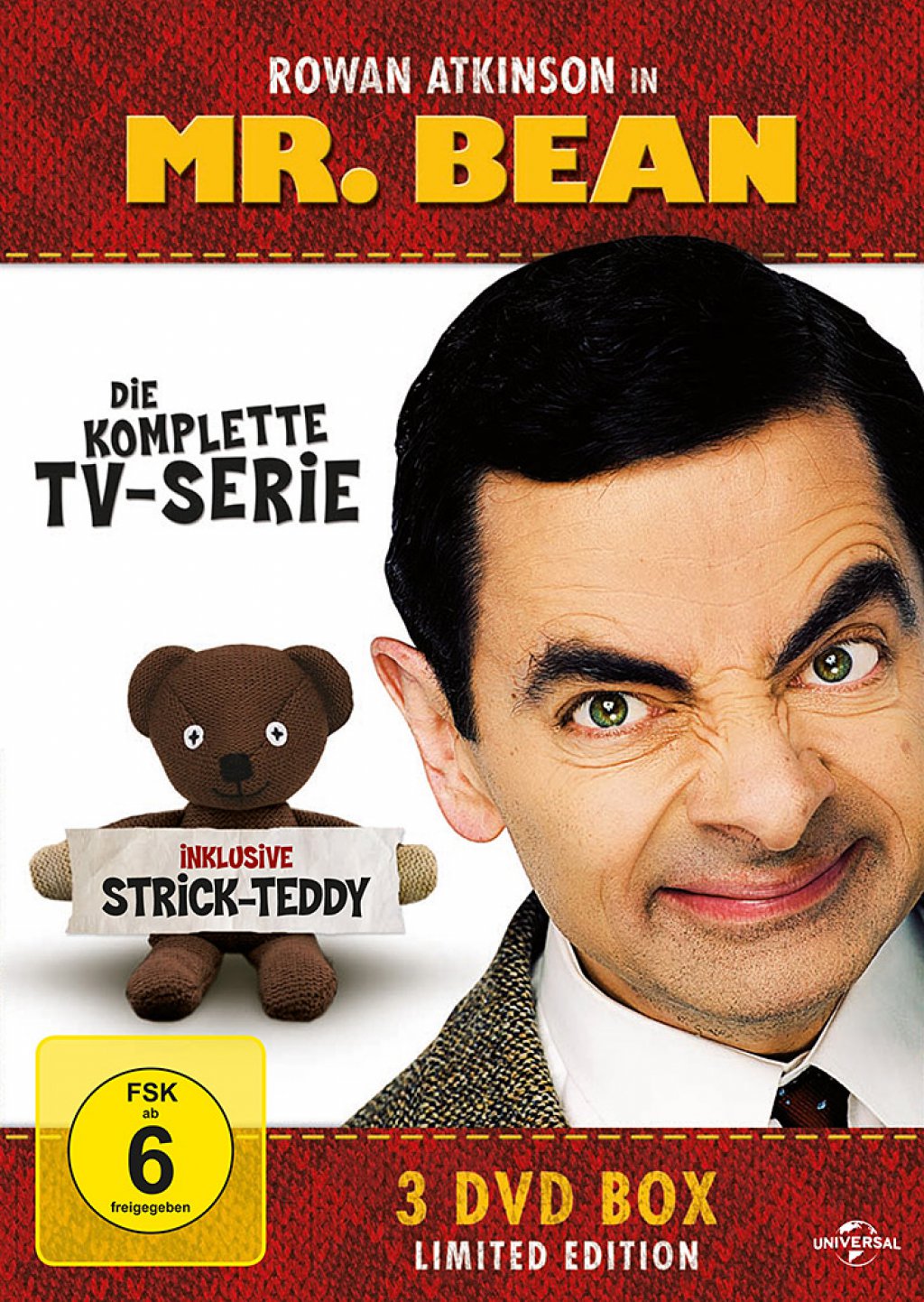 Mr. Bean Die Komplette Serie (Limited Edition mit StrickTeddy) 9,99€, Dragon Die Bruce Lee