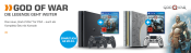 Saturn.de: God of War Angebote z.B. PS4 1 TB inkl. God of War und 2 x DUALSHOCK®4 Wireless-Controller für 299€ + VSK