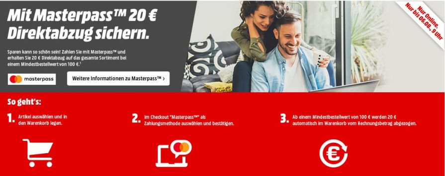 MM Masterpass Aktion 20€