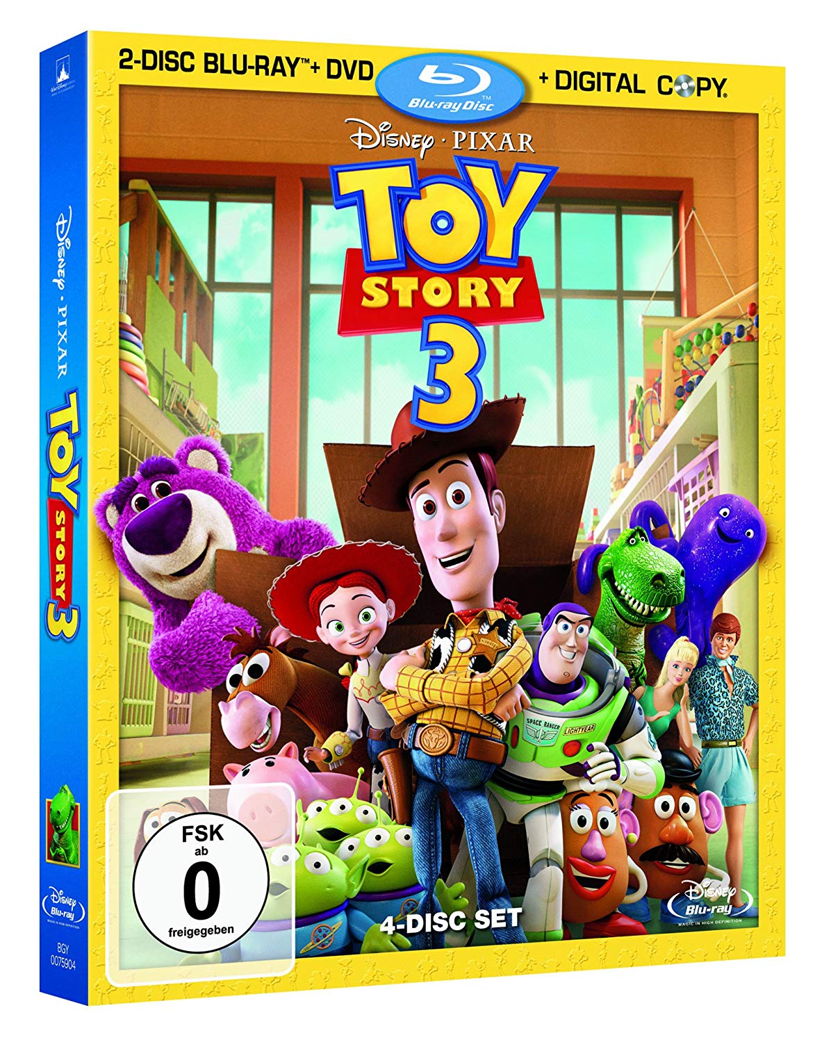 Toy Story 3 (2-Disc Blu-ray + DVD + Digital Copy) [Blu-ray] für 2,99