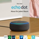 Amazon.de: Das neue Echo Dot (3. Gen.) Intelligenter Lautsprecher mit Alexa, Anthrazit Stoff für 29,99€