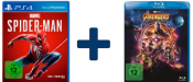real.de: Spider-Man [PS4] + Avengers Infinity War [Blu-ray] für 37,99€ inkl. VSK