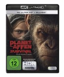 Amazon.de: Planet der Affen: Survival (4K Ultra HD) [Blu-ray] für 12,56€ + VSK