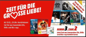 Amazon kontert MediaMarkt.de: 3für2 Aktion auf CDs, DVDs und Blu-rays (bis 18.02.19)