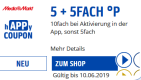 MediaMarkt.de: 10-fach PB-Punkte (~ 5% Rabatt) in der PB-APP bis ein schliesslich 10.06.19