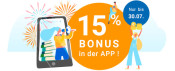 Momox.de: 15 % Bonus in der App (gültig bis 30.07.2019)