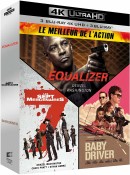 Amazon.fr: Equalizer + Die glorreichen Sieben + Baby Driver [4K Ultra HD + Blu-ray] für 26€ inkl. VSK