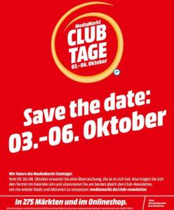 Mediamarkt Club Tage