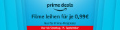 Amazon Prime Deals: Filme leihen für je 0,99€ (bis 15.09.2019)