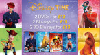 Zoom.co.uk: Disney Time – 2 Blu-rays für £15 und 2 3D Blu-rays für £18