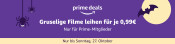 Amazon Prime Deals: Über 600 gruselige Filme leihen für je 0,99€ (Nur bis Sonntag, 27.10.2019)