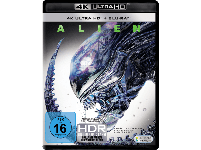 Alien 40th Anniversary Edition (4K Ultra HD Bluray + Bluray) für 14,99€ inkl. VSK › Bluray