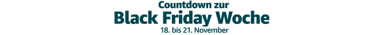 Amazon.de: Countdown zur Black Friday Woche (vom 18. – 21. November)