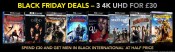 Zoom.co.uk: Black Friday Deals – 4K UHD Blu-rays 3 für £30