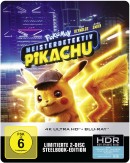 MediaMarkt.de: Pokémon Meisterdetektiv Pikachu 4K UHD + 2D Steelbook [Blu-ray] für 16,56€ + VSK