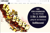 Capelight: 3 für 2 Aktion auf alle lieferbaren Softboxen! (nur diese Woche)