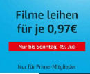 Amazon Prime Deals: Filme leihen für je 0,97€ (bis 19.07.2020) – Nur für Prime-Mitglieder