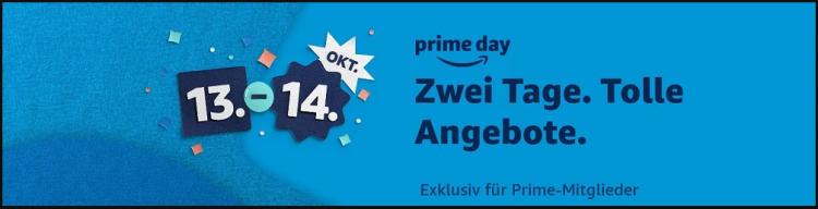 [INFO] Amazon Prime: 10€ Gutschein für Prime Day am 13./14. Oktober 2020 erhalten